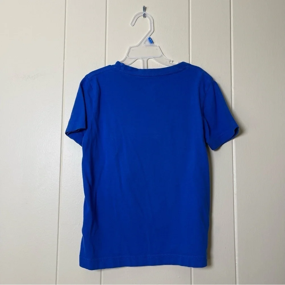Nike Kids Royal Blue Tee with White Logo size 7